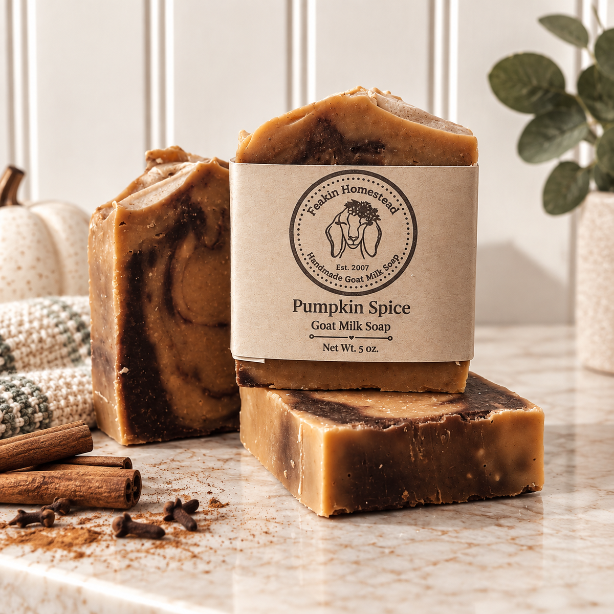 Pumpkin Spice Goat Milk Soap