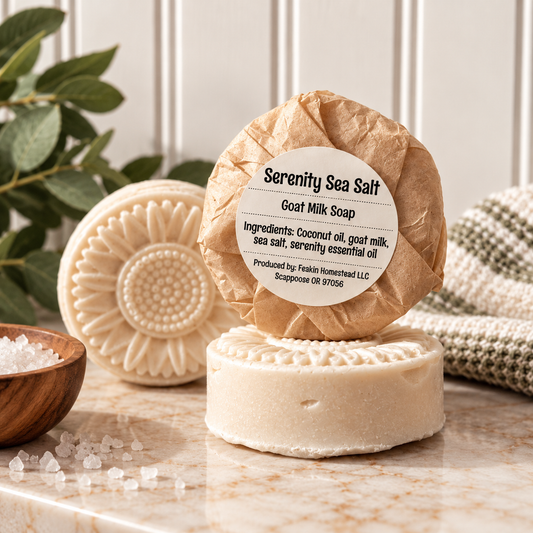 Serenity Sea Salt Sunflower Soap
