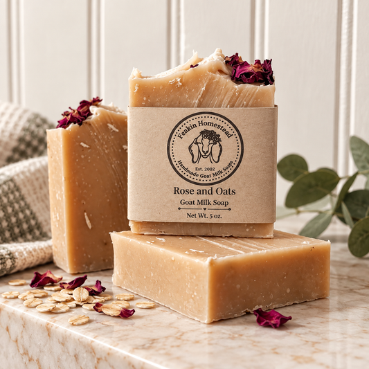 Rose + Oats Goat Milk Soap